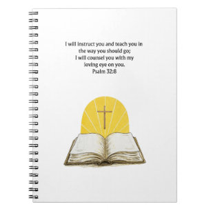 Psalm 32:8 Bibelvers Christliches Tagebuch