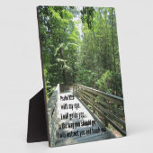 Psalm 32:8 Ich werde dich unterweisen und dich leh Fotoplatte (Seite)