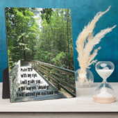 Psalm 32:8 Ich werde dich unterweisen und dich leh Fotoplatte (Seite)