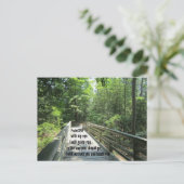 Psalm 32:8 Ich werde dich unterweisen und dich leh Postkarte (Stehend Vorderseite)