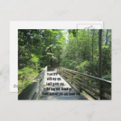 Psalm 32:8 Ich werde dich unterweisen und dich leh Postkarte (Vorne/Hinten)