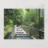 Psalm 32:8 Ich werde dich unterweisen und dich leh Postkarte (Vorderseite)