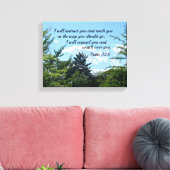 Psalm 32:8 Ich werde dich unterweisen und dir beib Leinwanddruck (Insitu (Wohnzimmer))