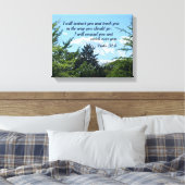 Psalm 32:8 Ich werde dich unterweisen und dir beib Leinwanddruck (Insitu (Schlafzimmer))