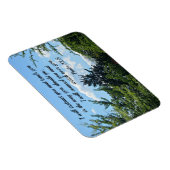 Psalm 32:8 Ich werde dich unterweisen und dir beib Magnet (Rechte Seite)