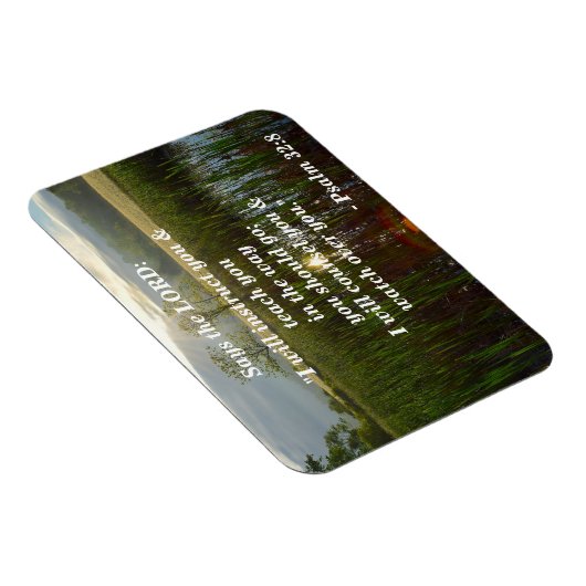 Psalm 32:8 Ich werde dir beibringen Magnet (Rechte Seite)