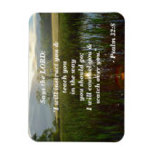 Psalm 32:8 Ich werde dir beibringen Magnet (Vertikal)