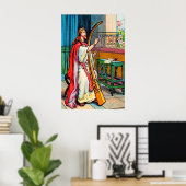 Psalm 32 David's Joy Over Verzeihung Poster (Heimbüro)