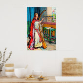 Psalm 32 David's Joy Over Verzeihung Poster (Küche)