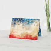 Psalm 33:12 Gesegnet ist die Flaggenbibel der Nati Karte (Rückseite)