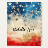 Psalm 33:12 Gesegnet ist die Flaggenbibel der Nati Planer (Rückseite)