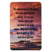 Psalm 33:20-22 magnet (Vertikal)