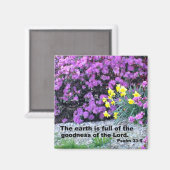 Psalm 33:5 magnet (Vorderseite/Rückseite)