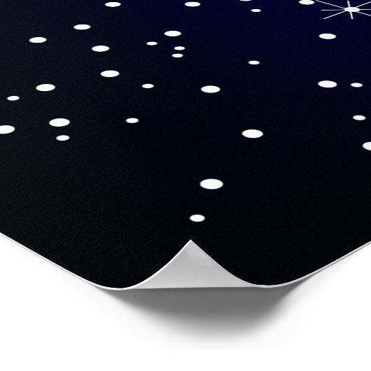 Psalm 33:6 poster (Ecke)