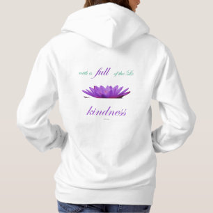 Psalm 33 lila Lotusfreundlichkeit Hoodie