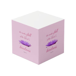 Psalm 33 lila Lotusfreundlichkeit Würfel