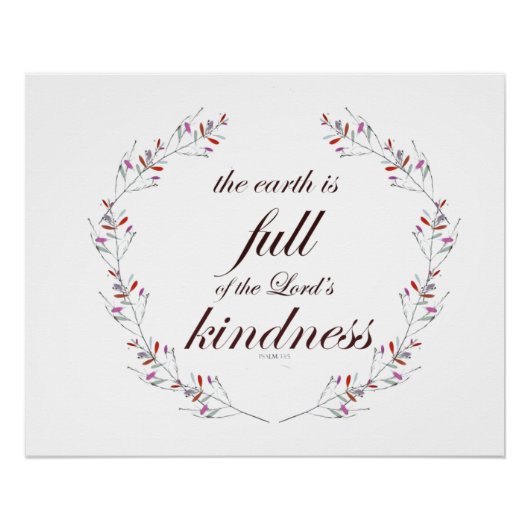 Psalm 33 poster (Vorderseite)