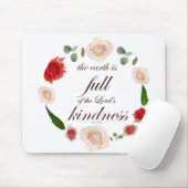 Psalm 33 Schrift mit floraler Kunst Mousepad (Mit Mouse)