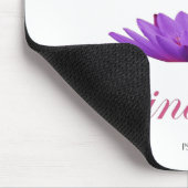 Psalm 33 Schrift mit floraler Kunst Mousepad (Ecke)