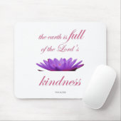 Psalm 33 Schrift mit floraler Kunst Mousepad (Mit Mouse)