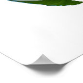 Psalm 33 Schrift mit floraler Kunst Poster (Ecke)