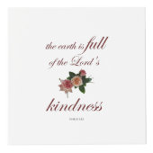 Psalm-33, The Earth is Full of the Lord's Kindness Würfel (Rechts)