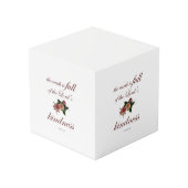 Psalm-33, The Earth is Full of the Lord's Kindness Würfel (Rückseite Schrägansicht)