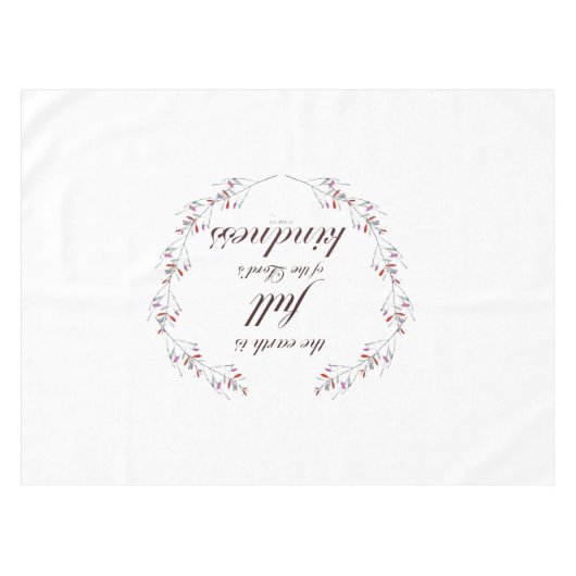 Psalm 33 tischdecke (Vorderseite (Horizontal))