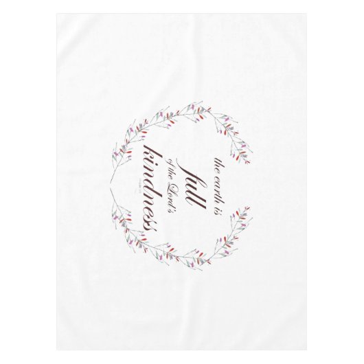 Psalm 33 tischdecke (Vorderseite)