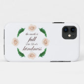 Psalm 33 volle Freundlichkeit Case-Mate iPhone Hülle (Rückseite (Horizontal))