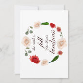 Psalm 33 volle Freundlichkeit Einladung (Rückseite)