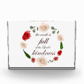 Psalm 33 volle Freundlichkeit Fotoblock (Vorderseite)