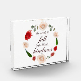 Psalm 33 volle Freundlichkeit Fotoblock