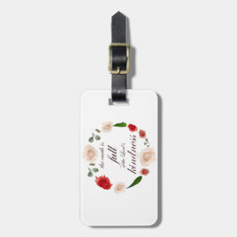 Psalm 33 volle Freundlichkeit Gepäckanhänger