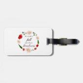 Psalm 33 volle Freundlichkeit Gepäckanhänger (Rückseite horizontal)