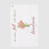 Psalm 33 volle Freundlichkeit Golfhandtuch (Vorderseite)