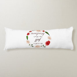 Psalm 33 volle Freundlichkeit Seitenschläferkissen