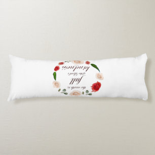 Psalm 33 volle Freundlichkeit Seitenschläferkissen