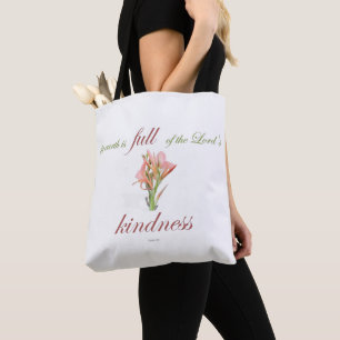 Psalm 33 volle Freundlichkeit Tasche