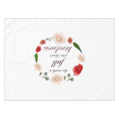 Psalm 33 volle Freundlichkeit Tischdecke (Vorderseite (Horizontal))