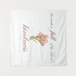 Psalm 33 volle Freundlichkeit Wandteppich