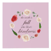 Psalm 33 volle Freundlichkeit Würfel (Vorderseite)