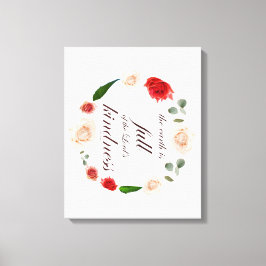 Psalm 33, Vollkommenheit, botanisch Leinwanddruck