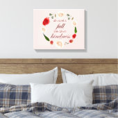 Psalm 33, Vollkommenheit, botanisch Leinwanddruck (Insitu (Schlafzimmer))