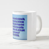 Psalm 34:12-14 WEBU Tasse (Vorderseite Rechts)
