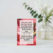 Psalm 34:18 Der Herr ist denen nahe, die Begleitkarte (Stehend Vorderseite)