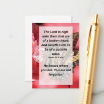 Psalm 34:18 Der Herr ist denen nahe, die