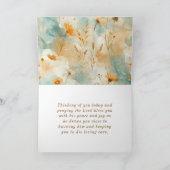 Psalm 34:18 Der Herr ist nah, die zerbrochene Bibe Karte (Innenseite)