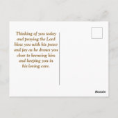 Psalm 34:18 Der Herr ist nah, die zerbrochene Bibe Postkarte (Rückseite)