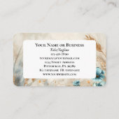 Psalm 34:18 Der Herr ist nah, die zerbrochene Bibe Visitenkarte (Rückseite)